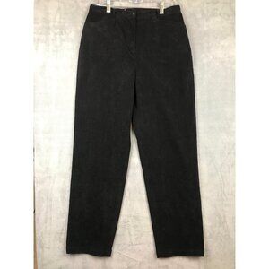 Talbots  Corduroy Pants Womens 12 Black Stretch